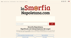 Desktop Screenshot of lasmorfianapoletana.com